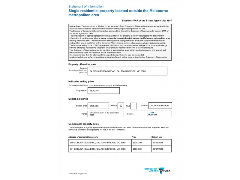 64 Richardsons Road, Daltons Bridge VIC 3568