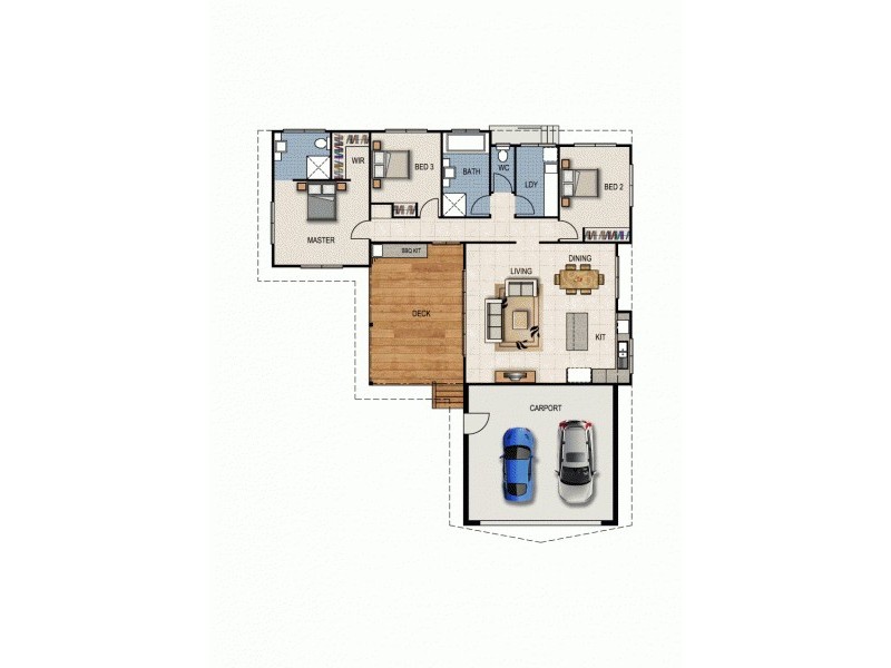 Lot 33 Scarlet Gum Drive, Cannonvale QLD 4802 Floorplan