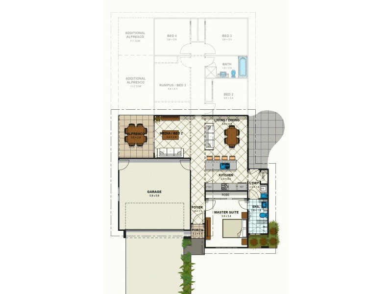2 Carlisle Waters Estate Bundesen Ave, Midge Point QLD 4799 Floorplan