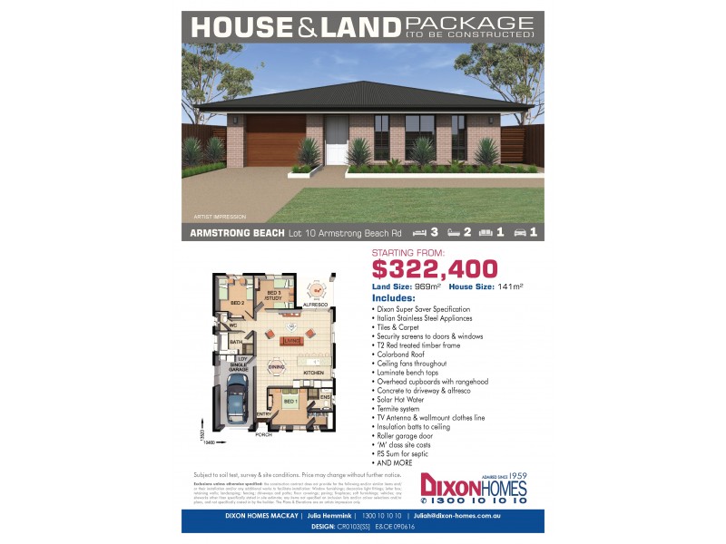 47 ARMSTRONG BEACH ROAD, Armstrong Beach QLD 4737 Floorplan