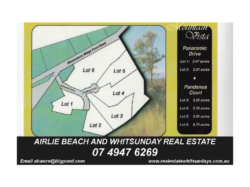 LOT 2 MOUNTAIN VISTA ESTATE MIDGE POINT ROAD, Midge Point QLD 4799