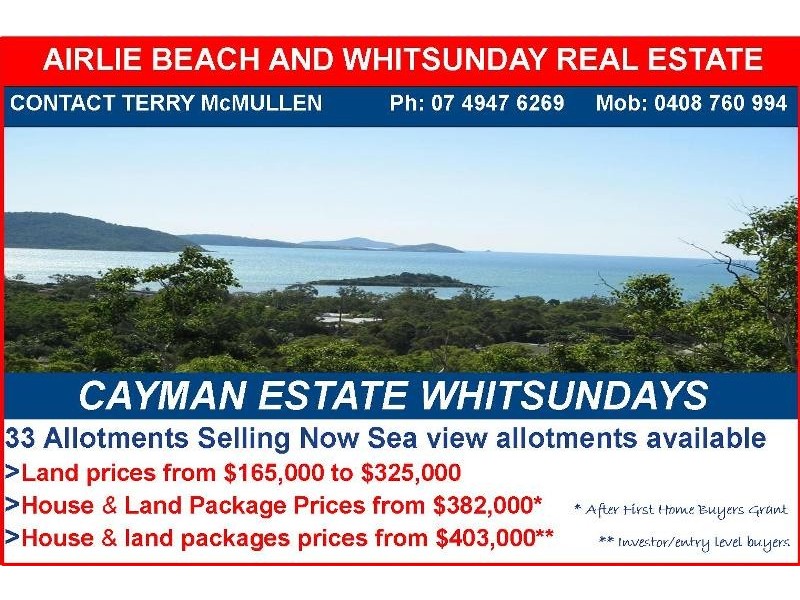 CAYMAN ESTATE PROPOSED LOTS 1-33 BORDER DRIVE, Cannonvale QLD 4802