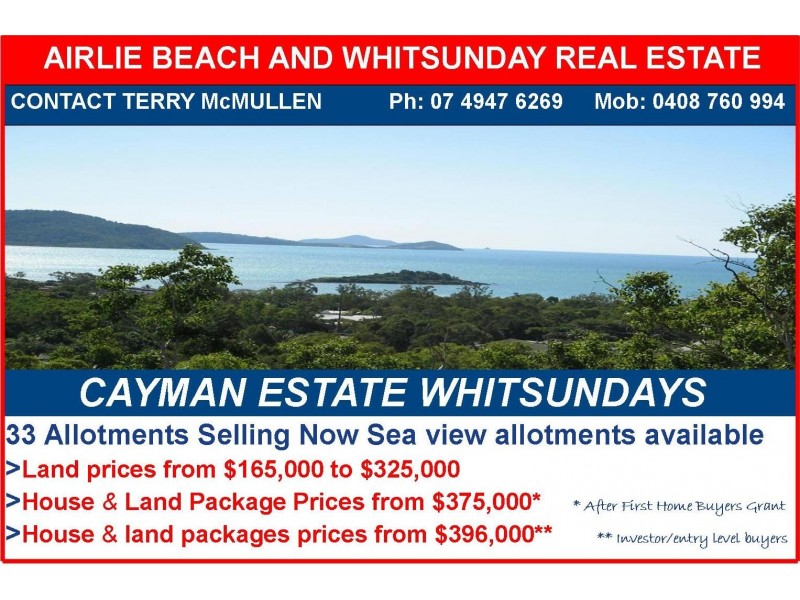 LOT 10 CAYMAN ESTATE BORDER DRIVE, Cannonvale QLD 4802