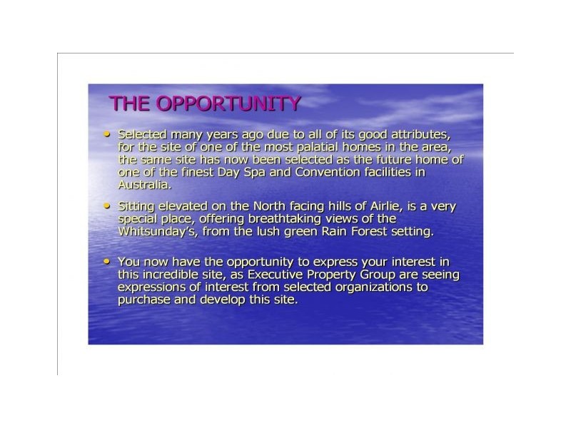 LOT 20 CAYMAN ESTATE BORDER DRIVE, Cannonvale QLD 4802