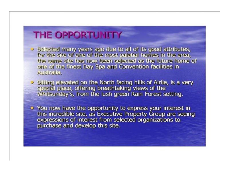 LOT 1 CAYMAN ESTATE BORDER DRIVE, Cannonvale QLD 4802
