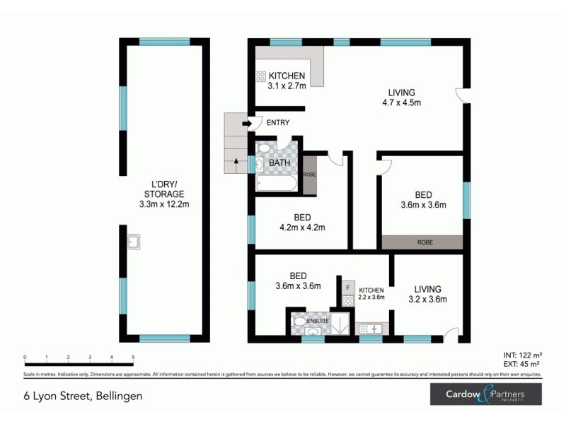 1 & 2, 6 Lyon Street, Bellingen NSW 2454 Floorplan