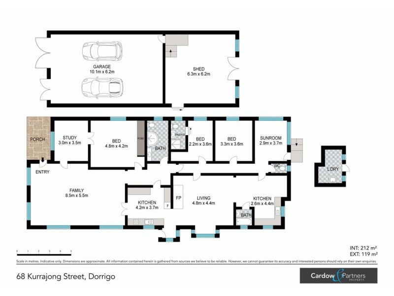 68 Kurrajong Street, Dorrigo NSW 2453 Floorplan