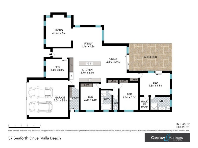 57 Seaforth Drive, Valla Beach NSW 2448 Floorplan