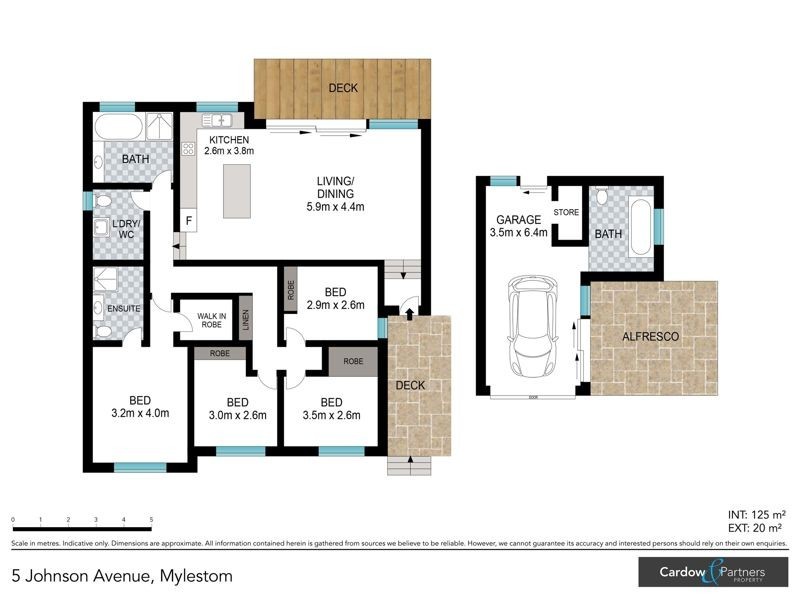 5 Johnson Avenue, Mylestom NSW 2454 Floorplan