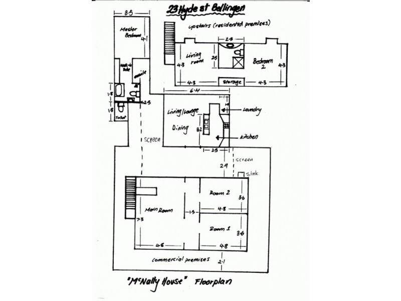 23 Hyde St, Bellingen NSW 2454 Floorplan