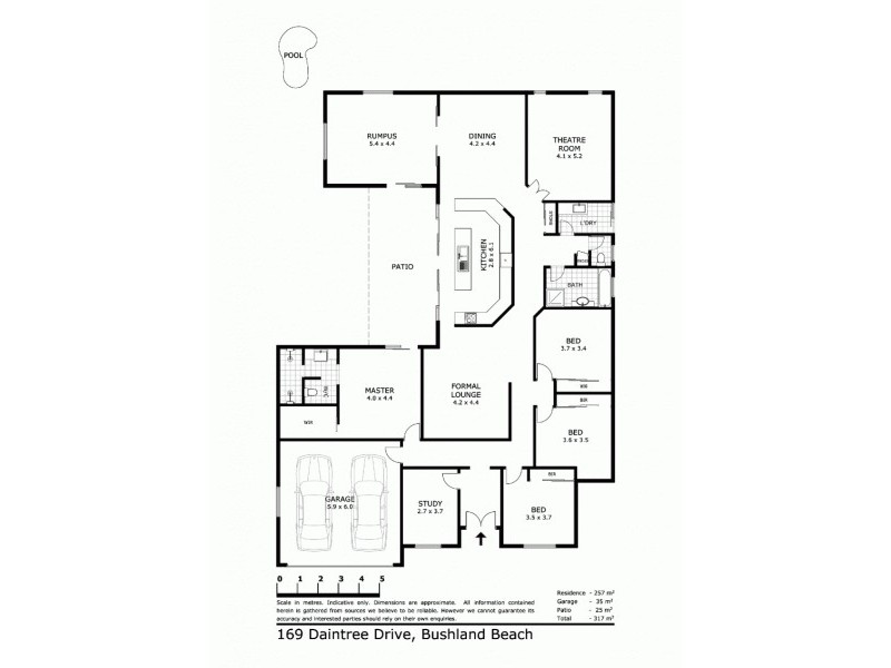 169 Daintree Drive, Bushland Beach QLD 4818 Floorplan