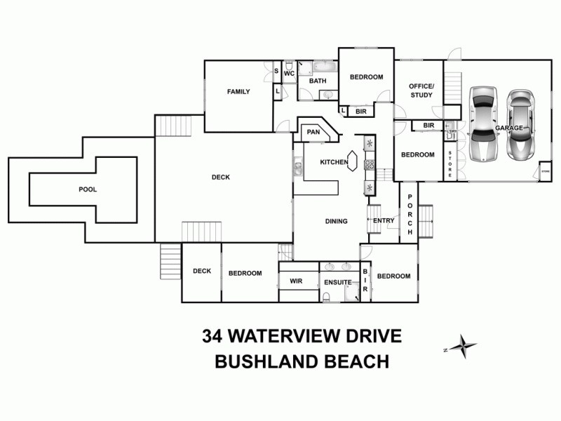 34 Waterview Drive, Bushland Beach QLD 4818 Floorplan