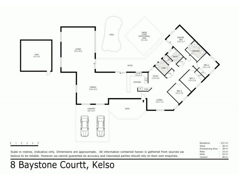 8 Baystone Court, Kelso QLD 4815 Floorplan
