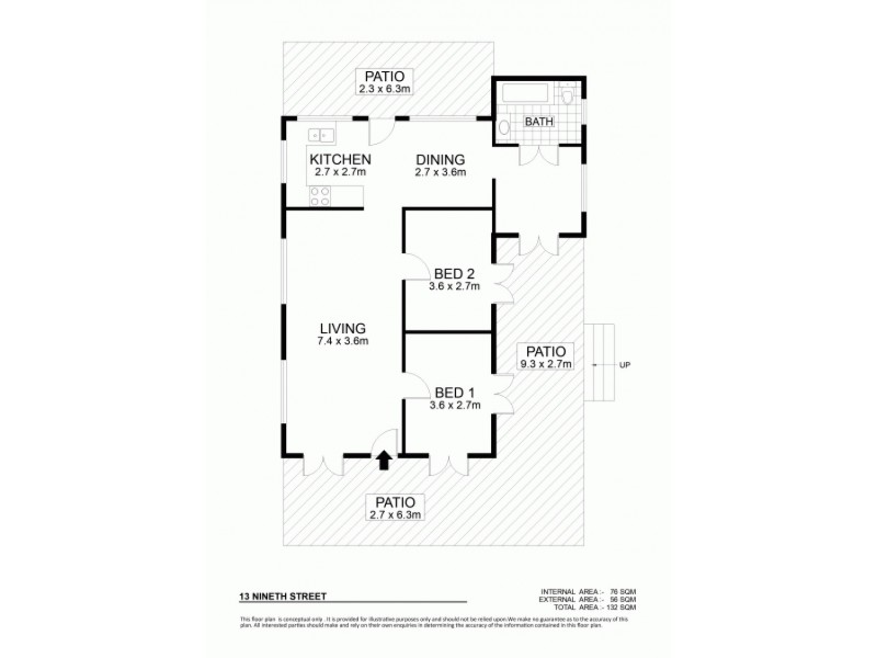 13 Ninth Street, Railway Estate QLD 4810 Floorplan