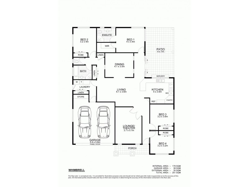 9 Whimbrel Street, Bohle Plains QLD 4817 Floorplan