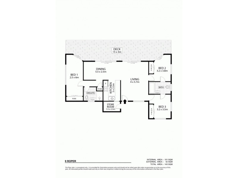9 Roper Court, Castle Hill QLD 4810 Floorplan
