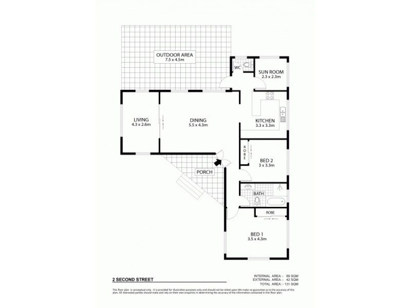 2 Second Street, Railway Estate QLD 4810 Floorplan