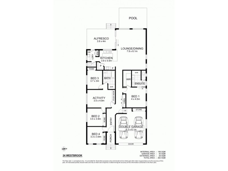 24 Westbrook Drive, Idalia QLD 4811 Floorplan