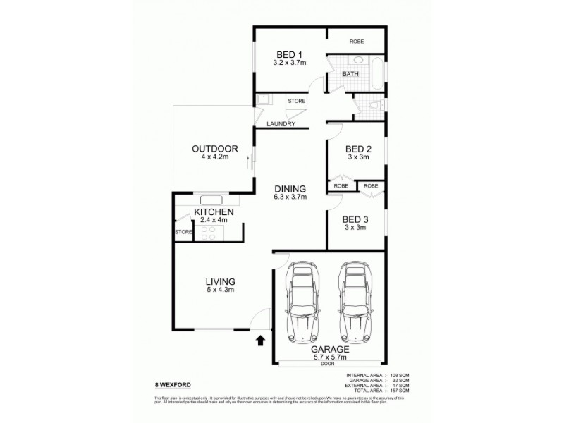 8 Wexford Crescent, Mount Low QLD 4818 Floorplan