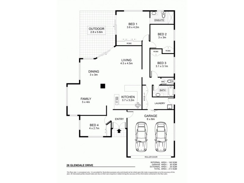26 Glendale Drive, Annandale QLD 4814 Floorplan