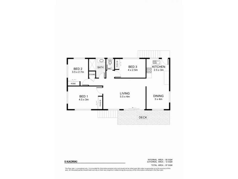 5 Kaoriki Court, Condon QLD 4815 Floorplan