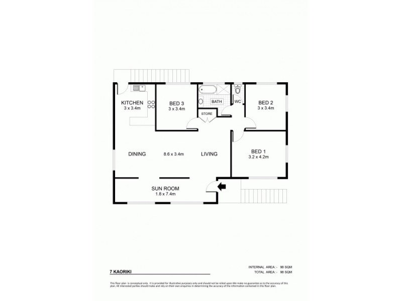 7 Kaoriki Court, Condon QLD 4815 Floorplan