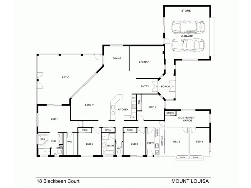 18 Blackbean Court, Mount Louisa QLD 4814 Floorplan