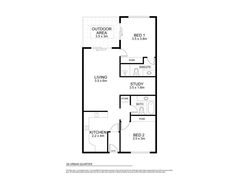 28/51-69 Stanley Street, Townsville City QLD 4810 Floorplan