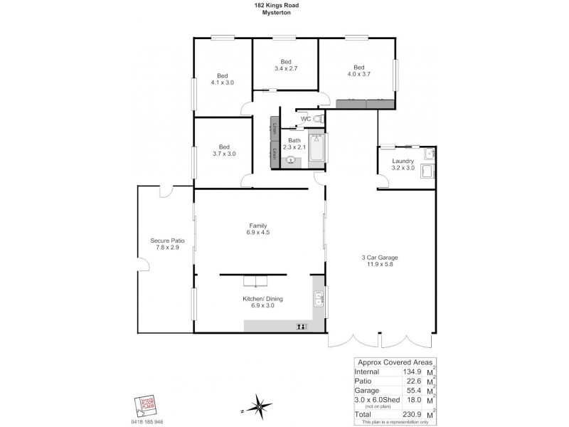 182 Kings Road, Mysterton QLD 4812 Floorplan