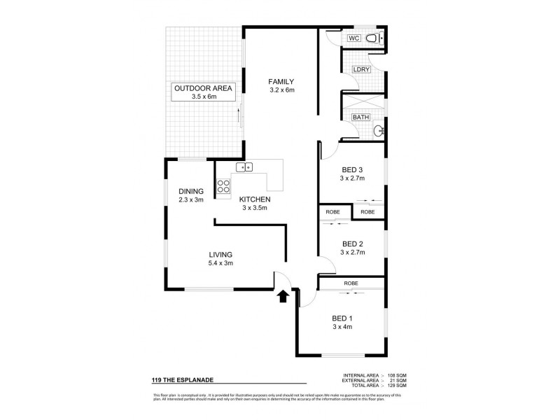 119 The Esplanade, Toolakea QLD 4818 Floorplan