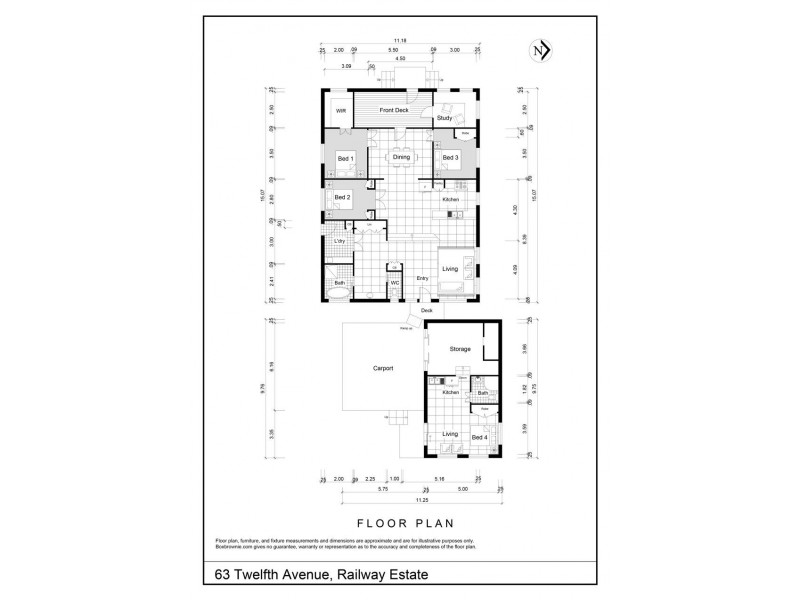 63 Twelfth Avenue, Railway Estate QLD 4810 Floorplan