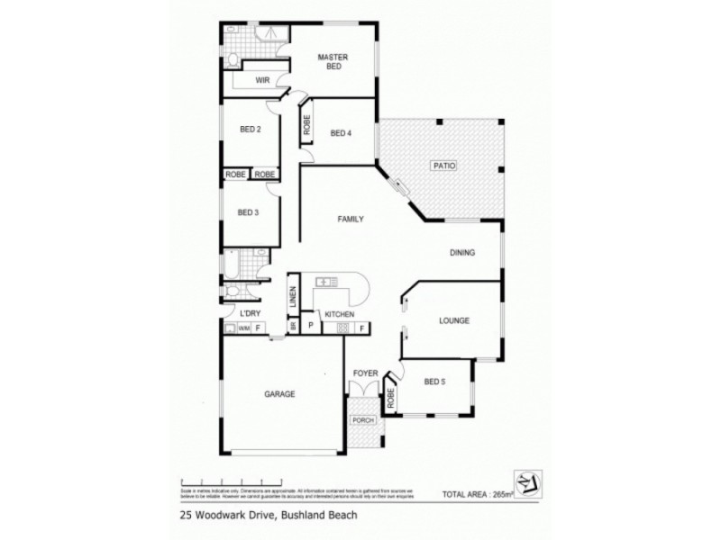 25 Woodwark Drive, Bushland Beach QLD 4818 Floorplan