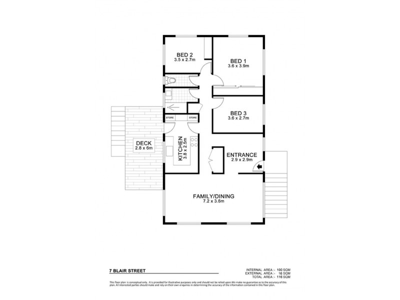 7 Blair Court, Aitkenvale QLD 4814 Floorplan