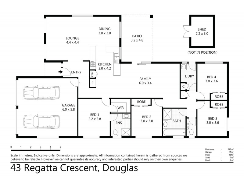 43 Regatta Crescent, Douglas QLD 4814 Floorplan