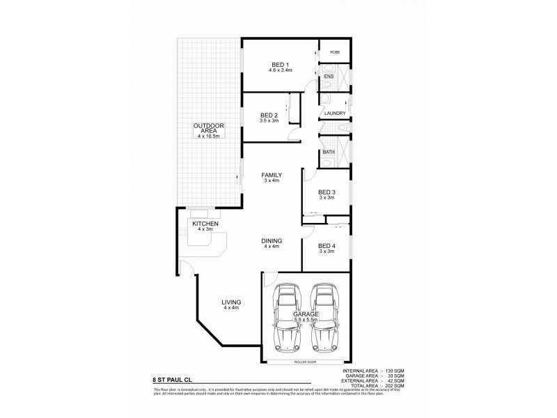 8 St Pauls Court, Mount Louisa QLD 4814 Floorplan