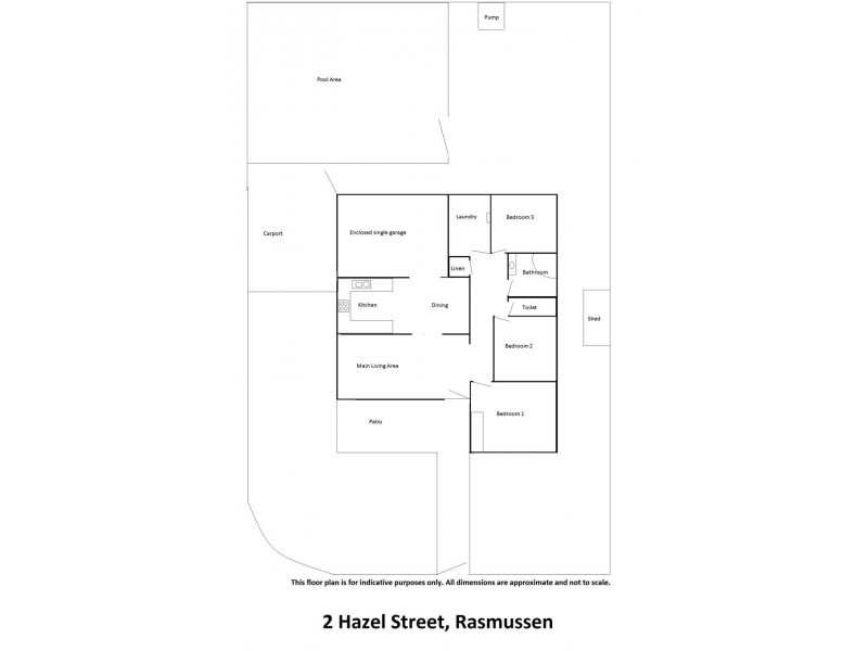 2 Hazel Street, Rasmussen QLD 4815 Floorplan