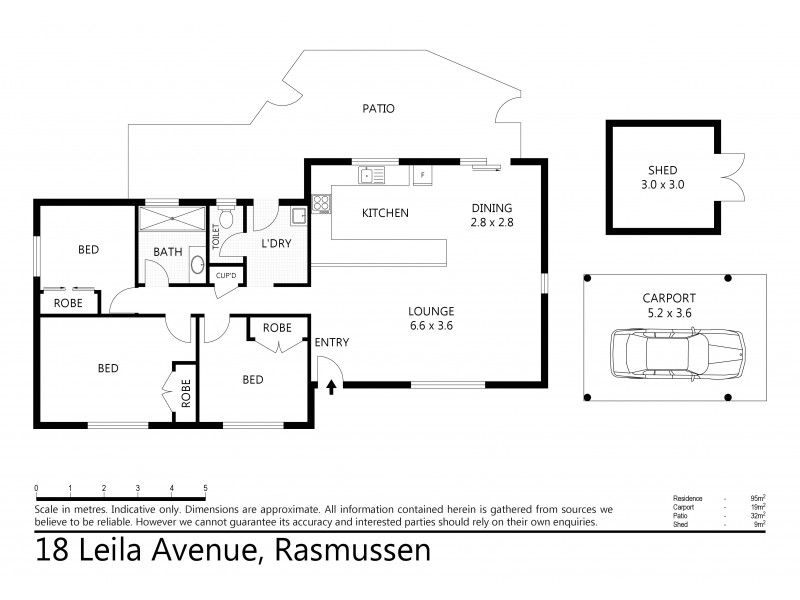 18 Leila Avenue, Rasmussen QLD 4815 Floorplan