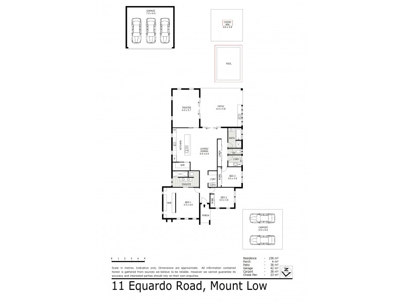 11 Equardo Road, Mount Low QLD 4818 Floorplan
