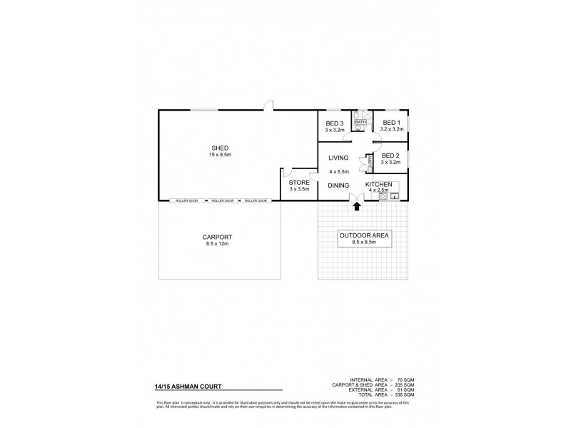 14-15 Ashman Court, Alligator Creek QLD 4816 Floorplan