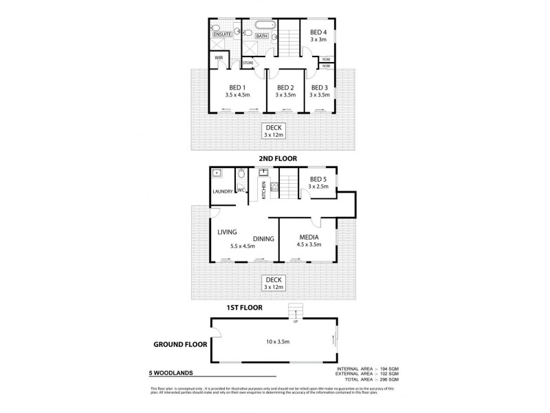 5 Woodlands Court, Belgian Gardens QLD 4810 Floorplan