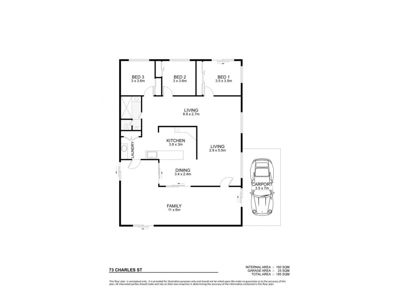 73 Charles Street, Gulliver QLD 4812 Floorplan