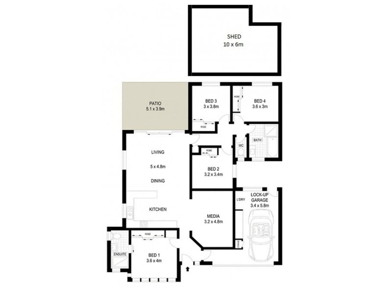 20 Browning Street, Mount Louisa QLD 4814 Floorplan