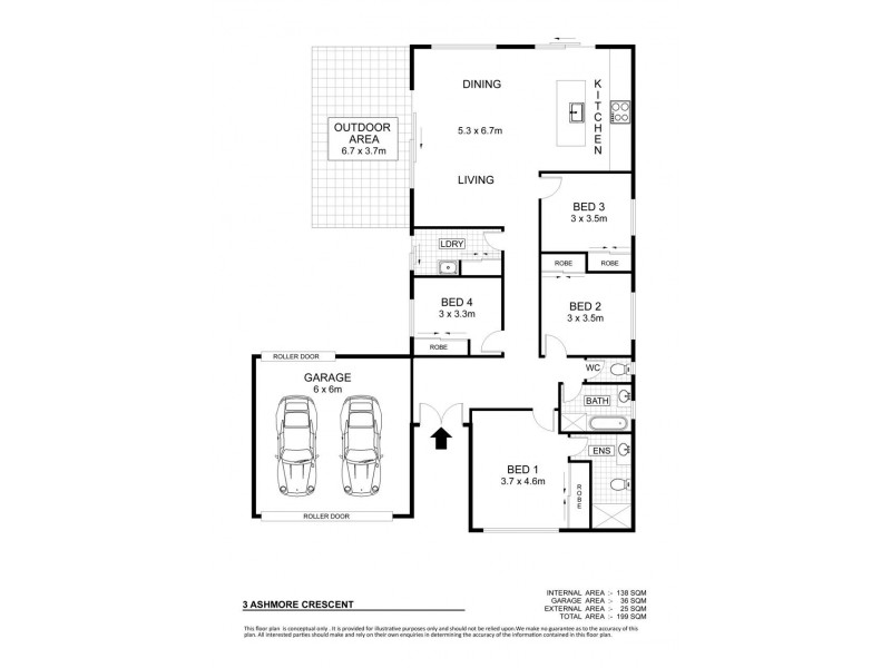 5 Ashmore Crescent, Burdell QLD 4818 Floorplan