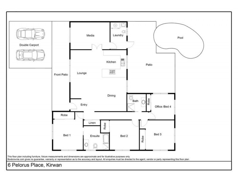 6 Pelorus Place, Kirwan QLD 4817 Floorplan
