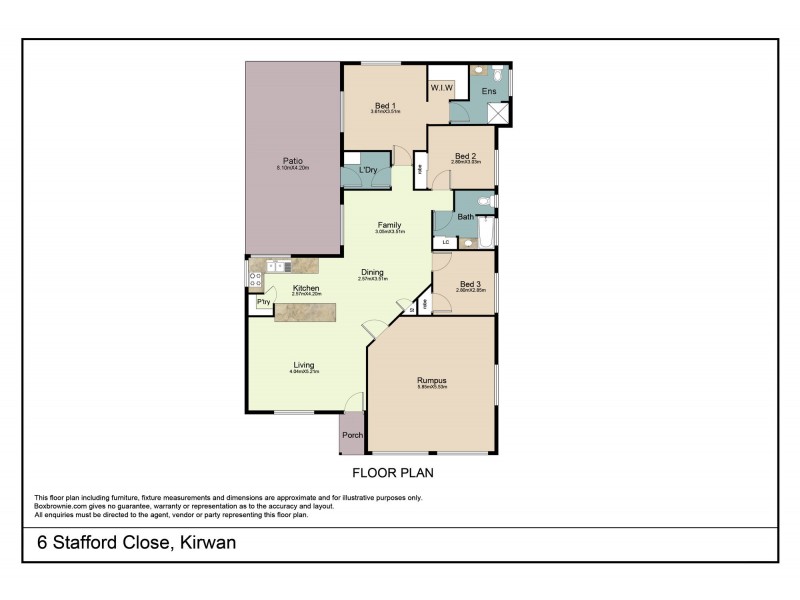 6 Stafford Close, Kirwan QLD 4817 Floorplan