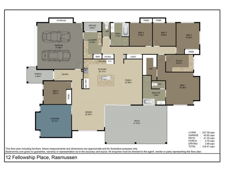 12 Fellowship Place, Rasmussen QLD 4815 Floorplan