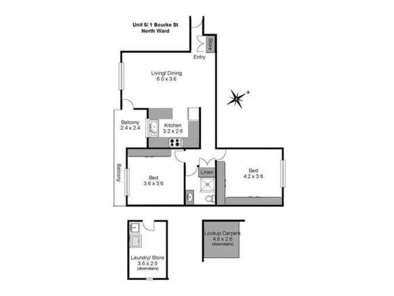 5/1 Burke Street, North Ward QLD 4810 Floorplan