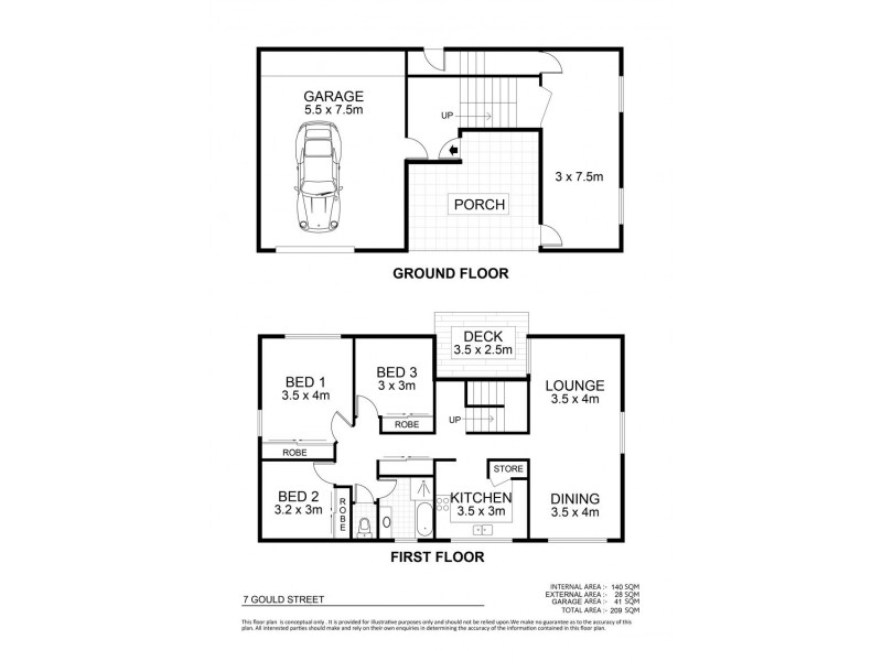 7 Gould Street, Kirwan QLD 4817 Floorplan