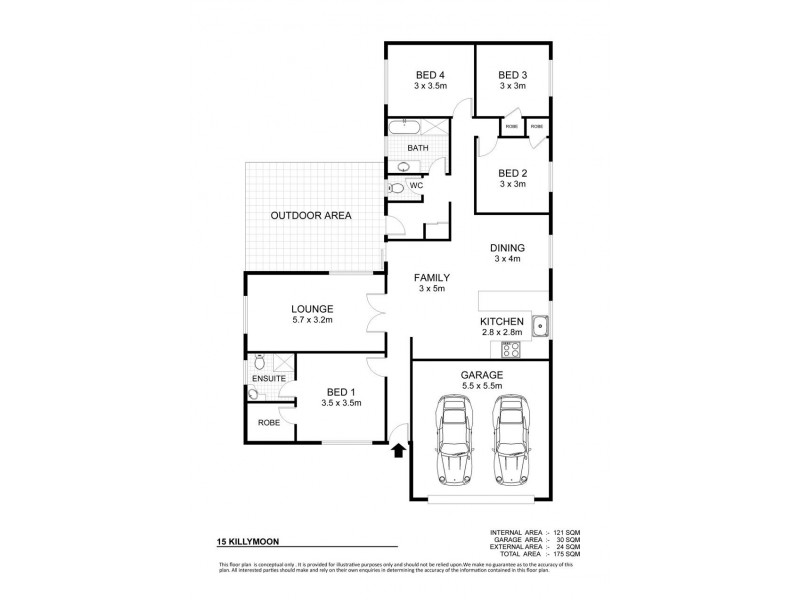 15 Killymoon Crescent, Annandale QLD 4814 Floorplan