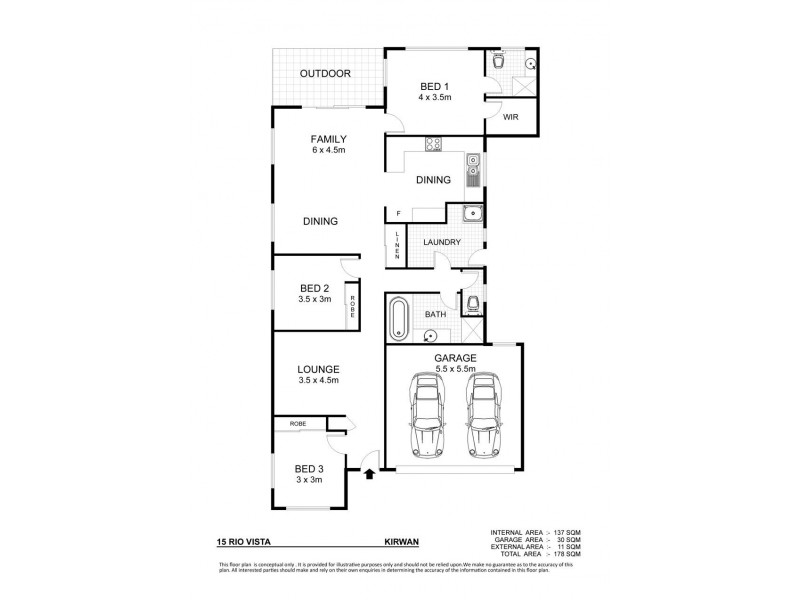 15 Riovista Way, Kirwan QLD 4817 Floorplan